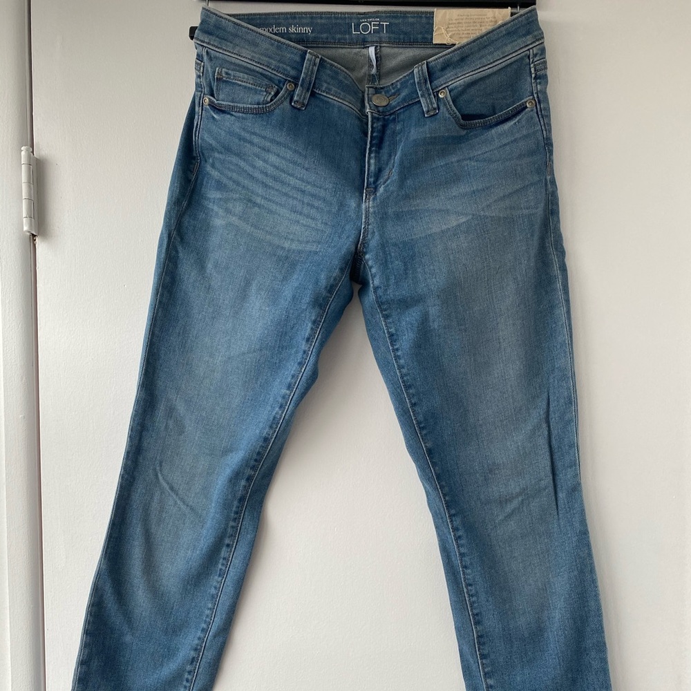 LOFT New with tags skinny light wash jeans size 4